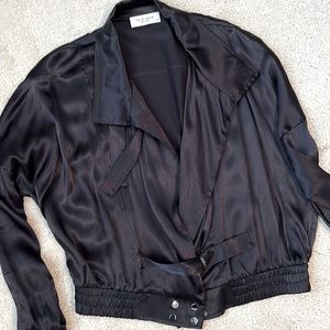 Satiny dressy jacket